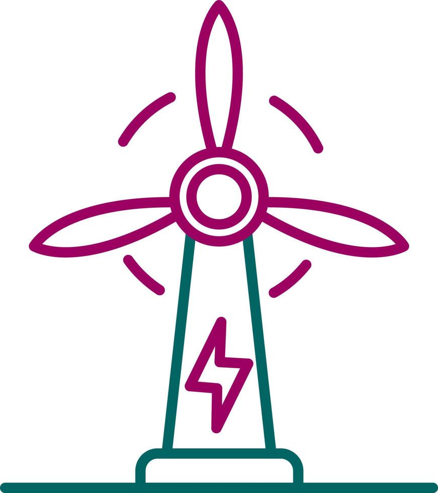 ícone de vetor de energia eólica