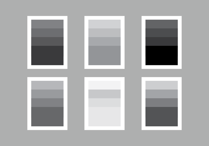 Definir a paleta de cores de Grey Gradient Vector