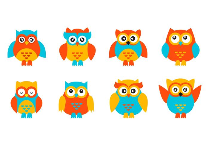Livre Caráter bonito Vector Owl