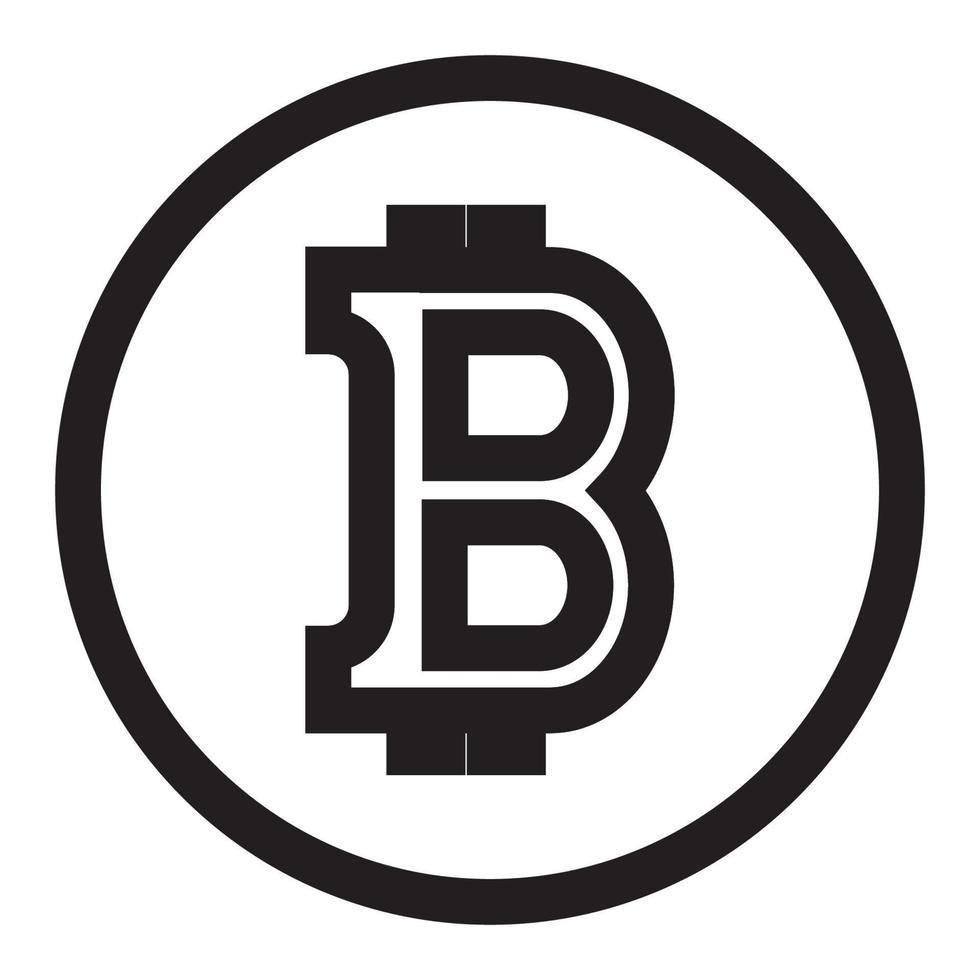 vetor de logotipo bitcoin