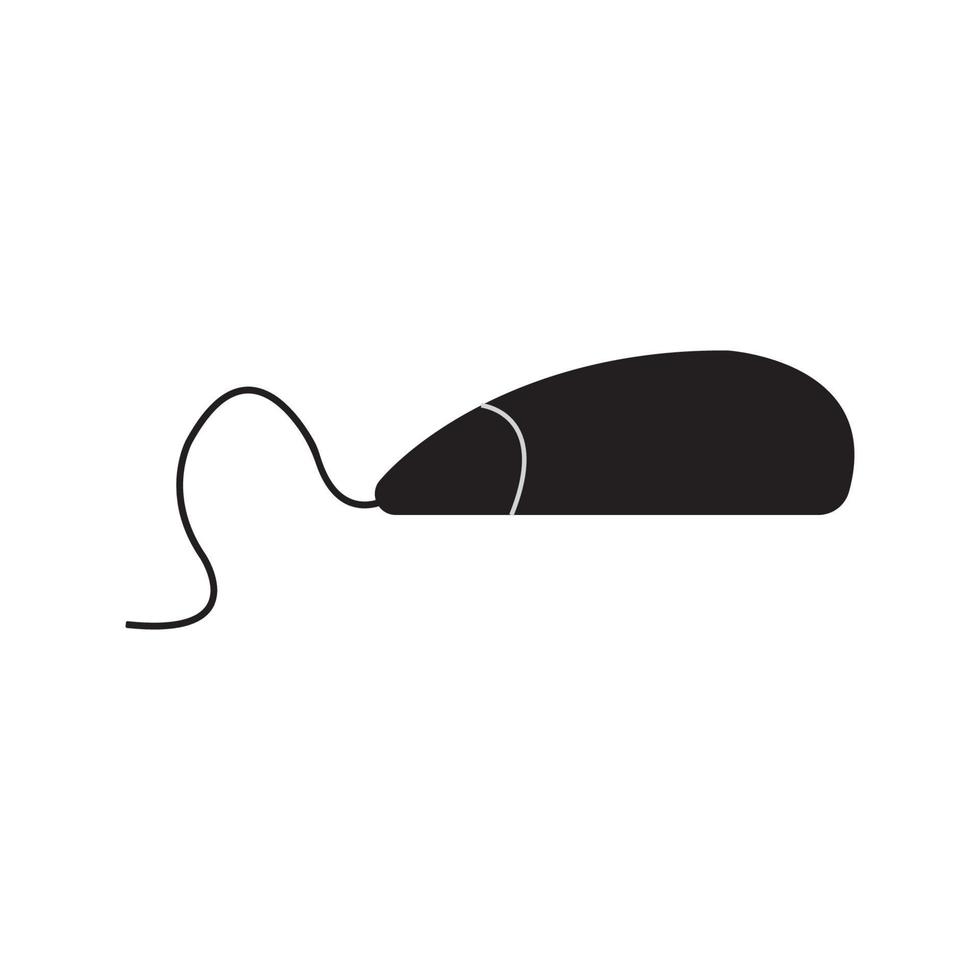 logotipo do mouse komputador vetor