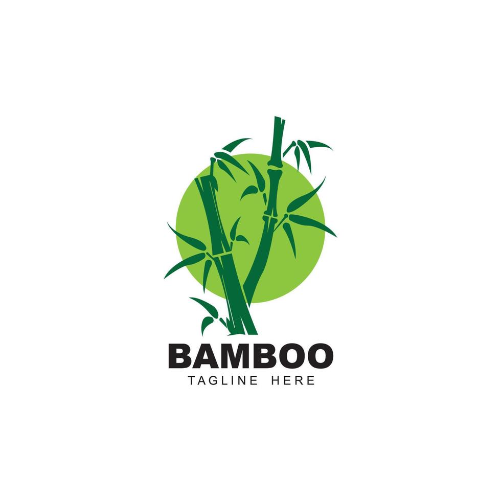 ícone de vetor de logotipo de bambu