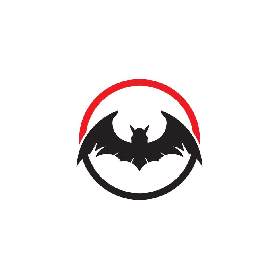 ícone de morcego para web. vetor