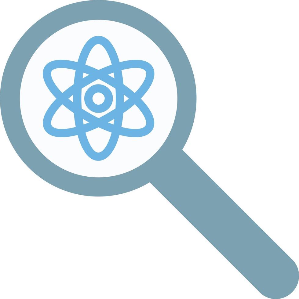 ícone plano de análise química vetor