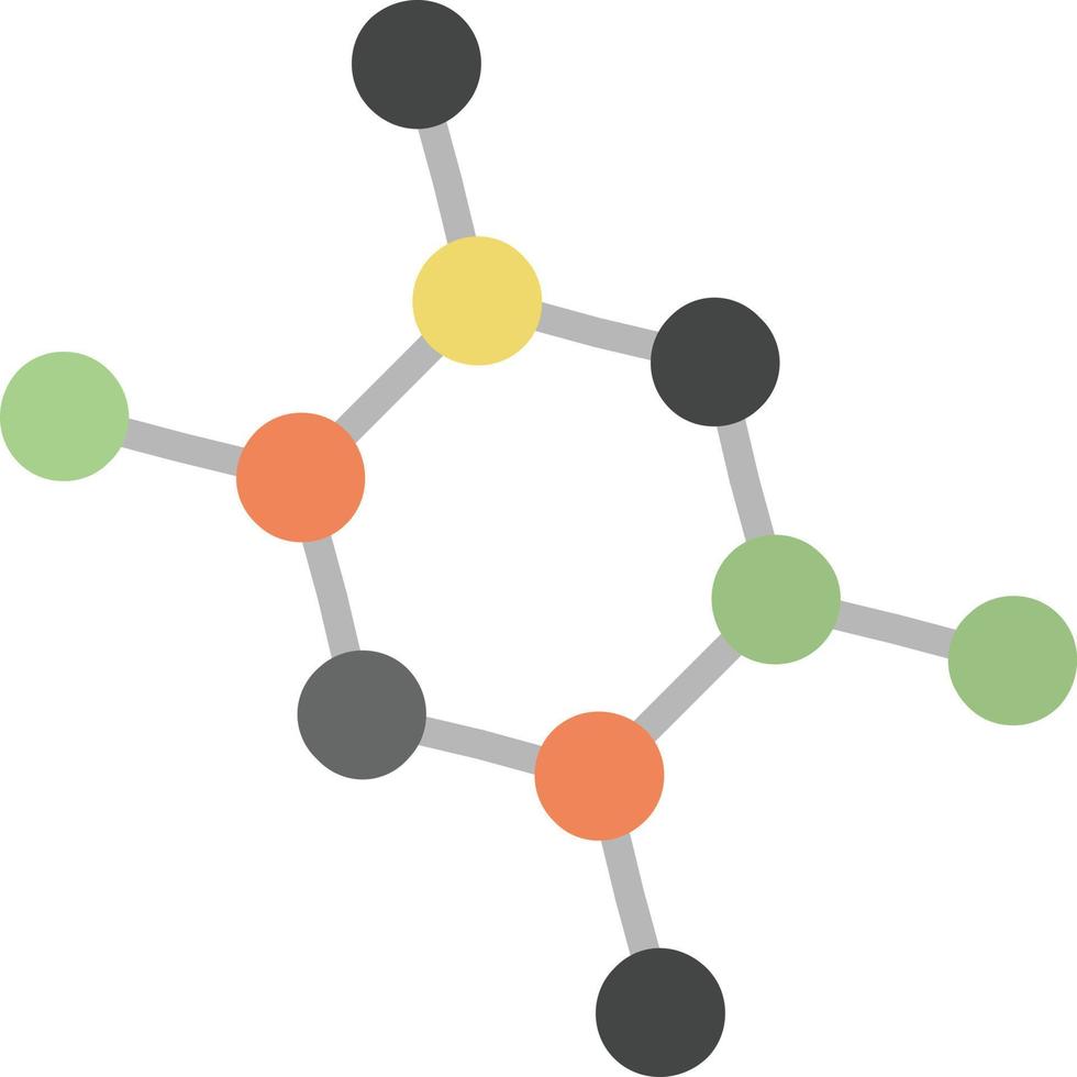 ícone plano de ciência vetor