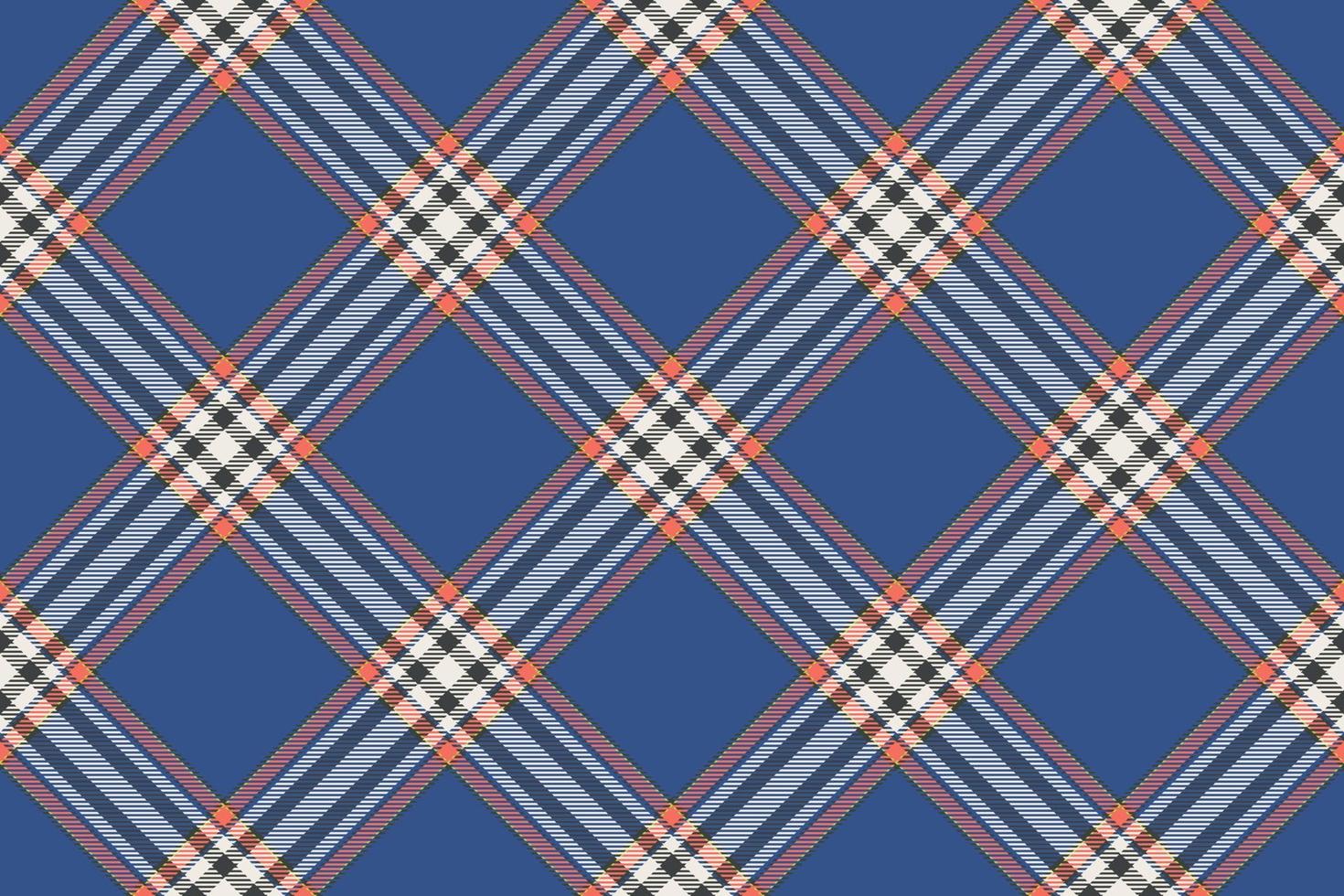 fundo xadrez tartan, padrão sem emenda de verificação diagonal. textura de tecido vetorial para impressão têxtil, papel de embrulho, cartão-presente, papel de parede. vetor