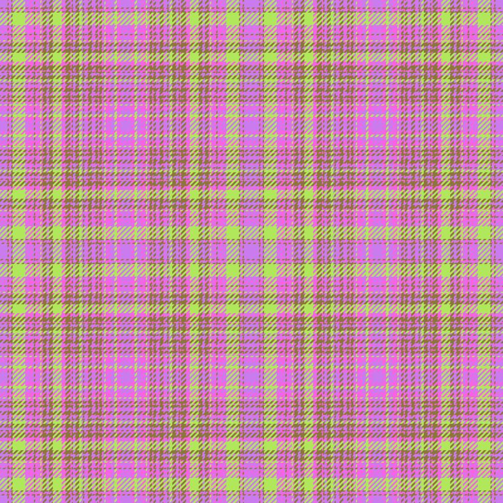 padrão xadrez sem costura. verifique o fundo do vetor. têxtil de textura de tecido tartan. vetor