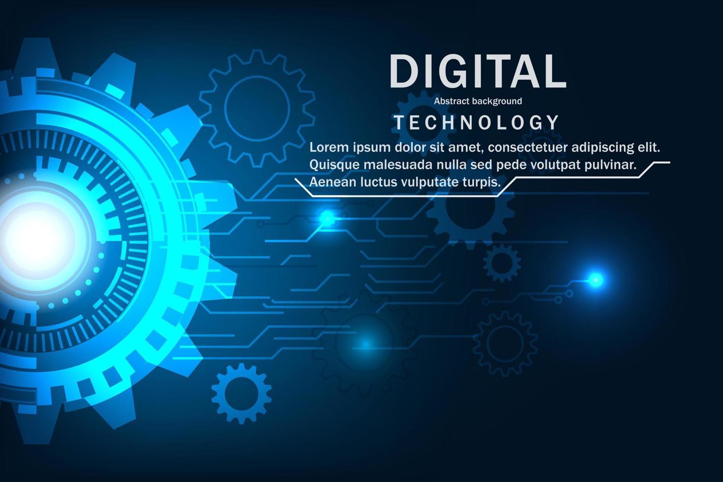 engrenagem mecânica abstrata ou fundo, tecnologia e engenharia da roda dentada vetor