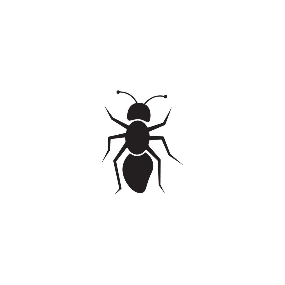 ilustração vetorial de modelo de logotipo de formiga vetor