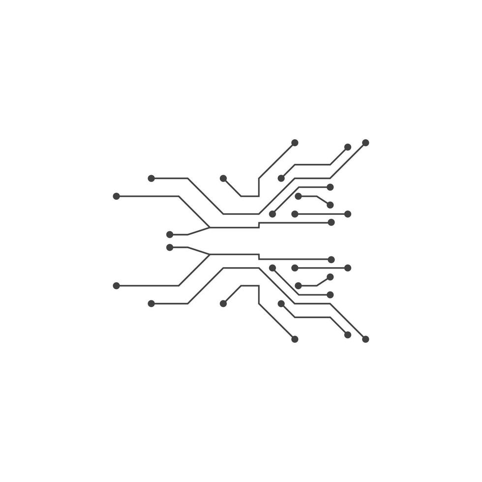 vetor de ilustração de tecnologia de circuito