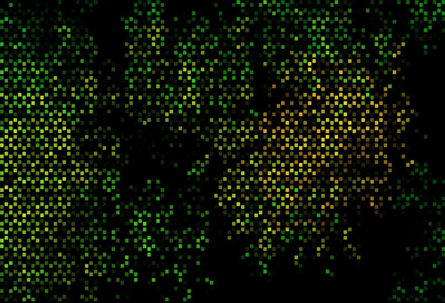 textura vector verde e amarelo escuro com estilo retangular.