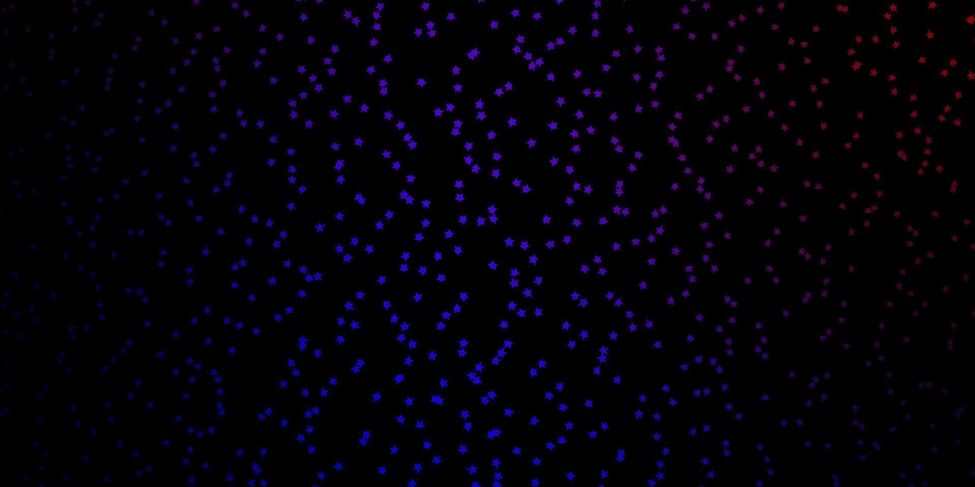 fundo vector azul escuro, vermelho com estrelas pequenas e grandes.