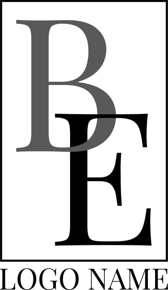 ser alfabeto inicial de design de logotipo pro vector