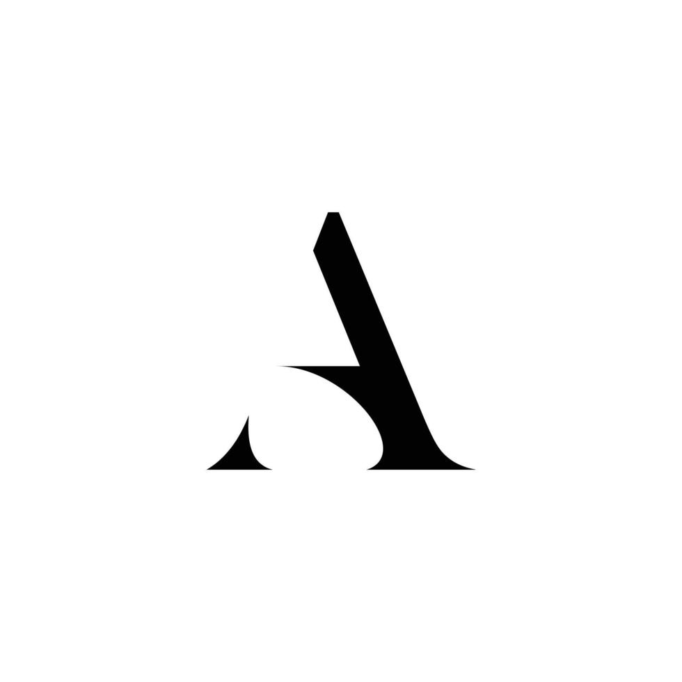 um design de logotipo de letras de luxo vetor