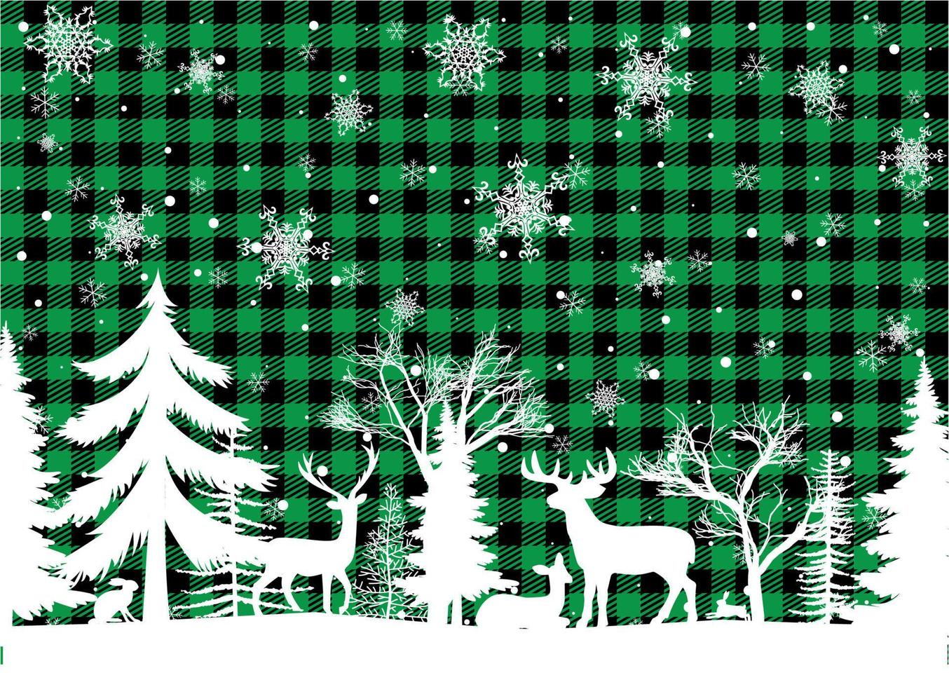 padrão de natal e ano novo na manta de búfalo. fundo festivo para design e impressão esp10 vetor