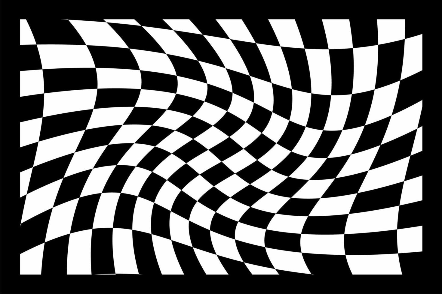 padrão de piso de fundo em perspectiva com design de tabuleiro de xadrez vetor