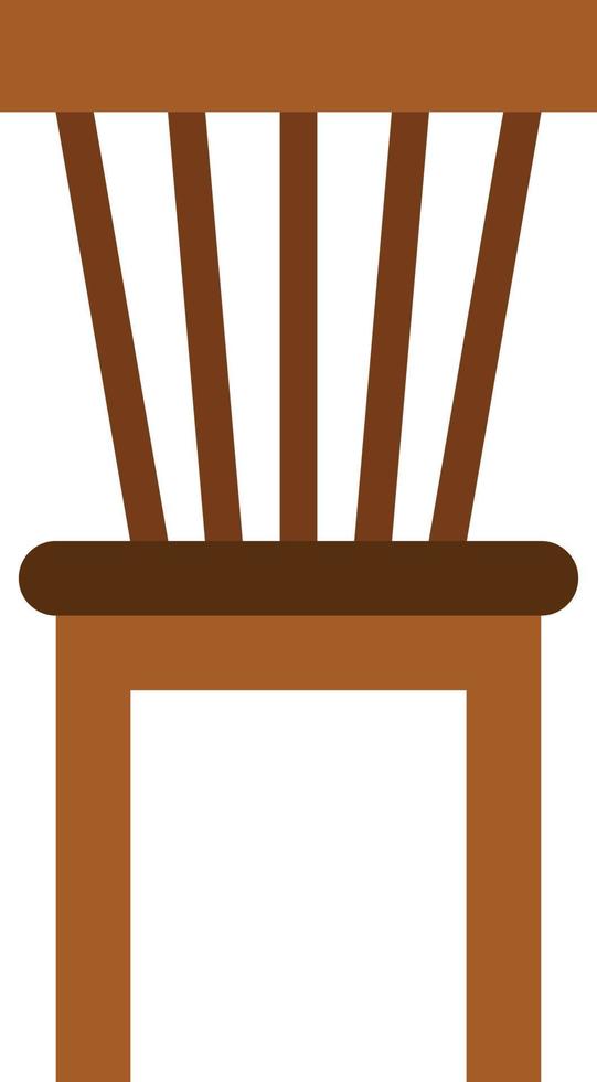 cadeira sentar casa de móveis de assento - ícone plano vetor