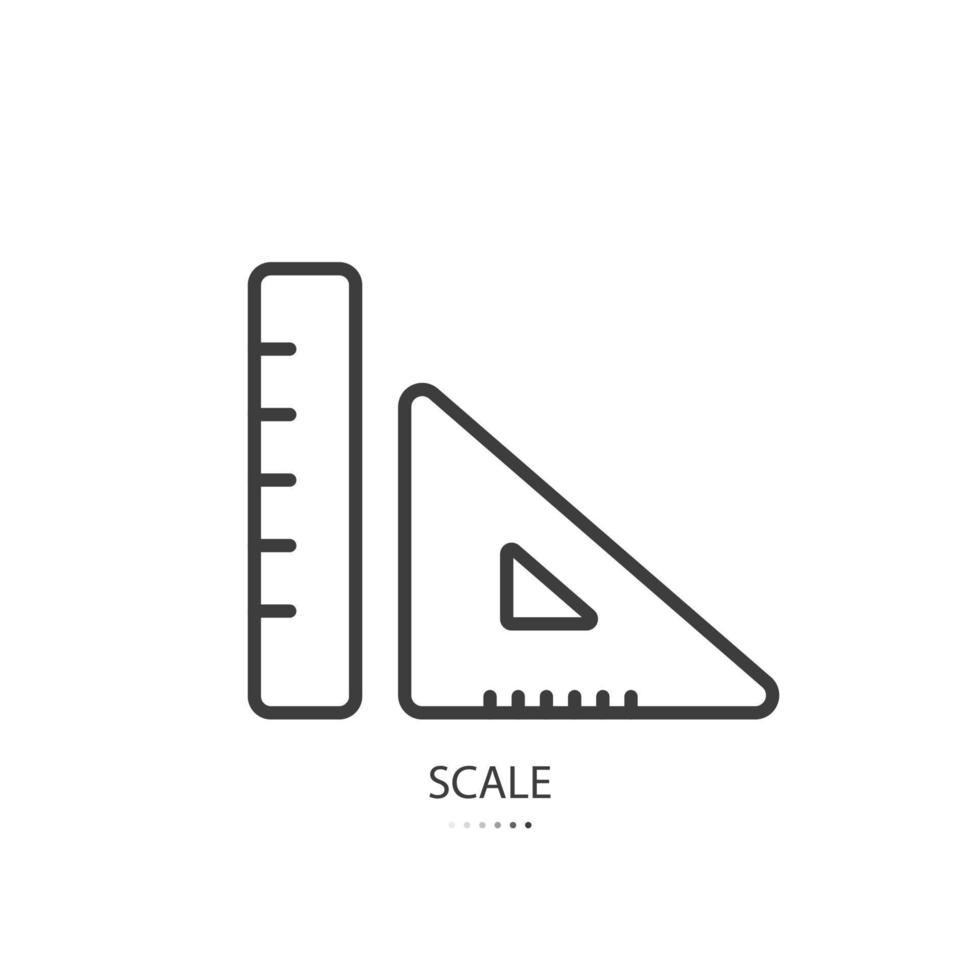 ícone de linha preta de ferramentas gráficas isoladas no fundo branco. ilustração vetorial. vetor