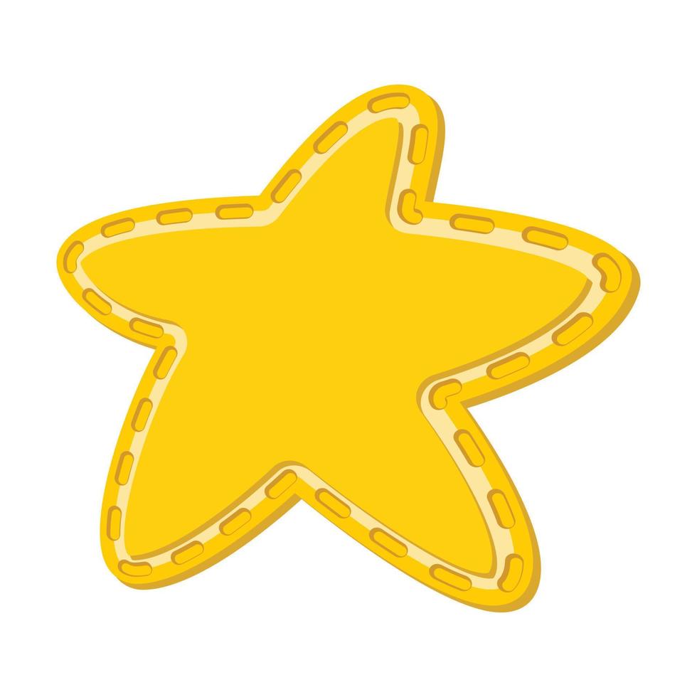 ícone de desenho animado estrela vetor