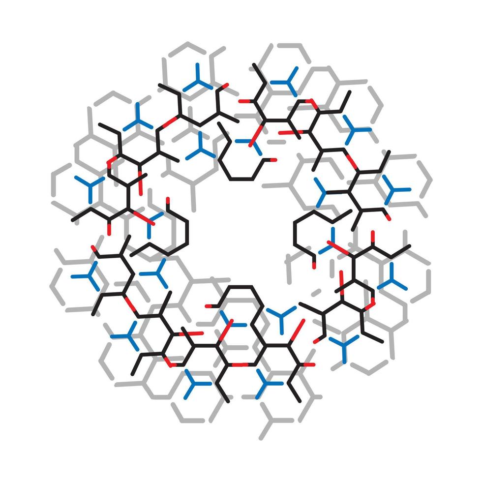 símbolo de design de vetor de modelo de logotipo de laboratório de tecnologia bio