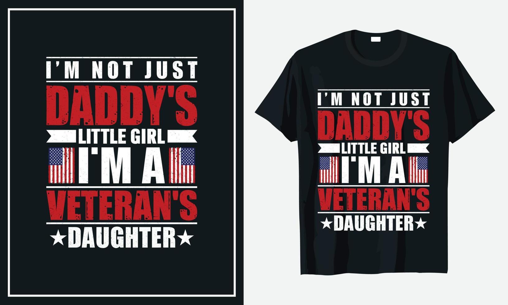 veterano do design de t-shirt do exército dos estados unidos vetor