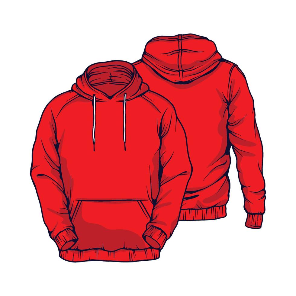 jaqueta e jaqueta bomber de camiseta simples maquete de ilustração em estilo vetorial vetor