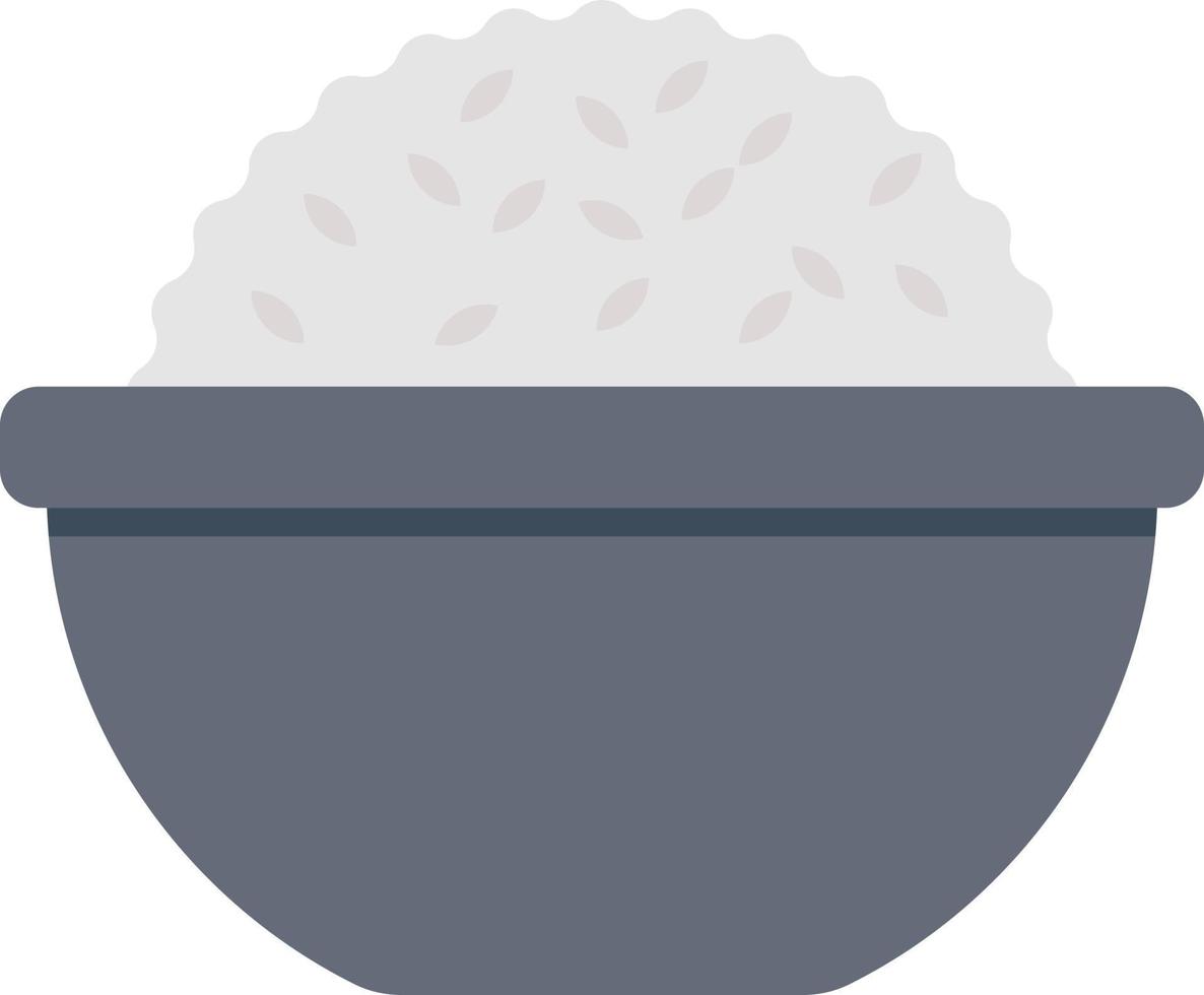 ilustração vetorial de tigela de arroz em ícones de símbolos.vector de qualidade background.premium para conceito e design gráfico. vetor