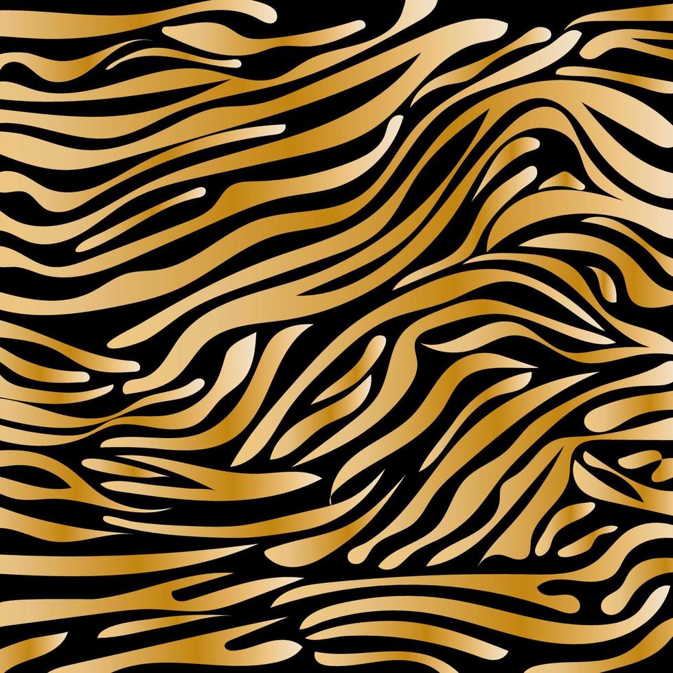 padrão de tigre feliz ano novo 2022 padrão de ornamento de tigre vetorial para festa, cartão, convite, design de luxo ilustração vetorial vetor