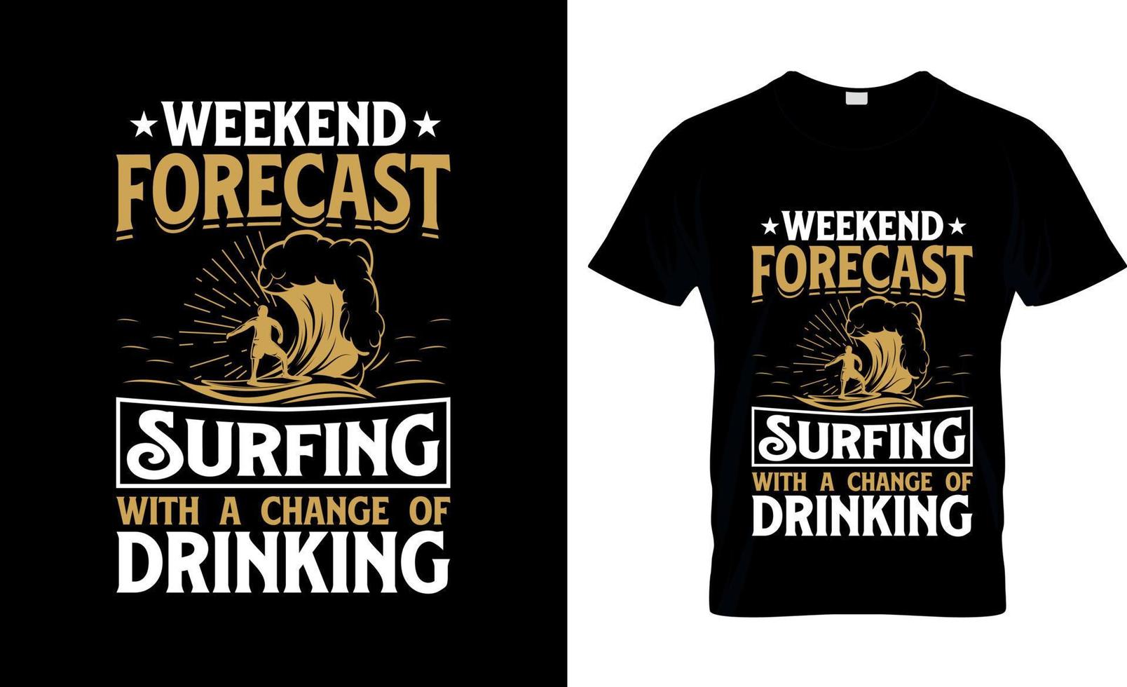 design de camiseta de surf, slogan de camiseta de surf e design de vestuário, tipografia de surf, vetor de surf, ilustração de surf