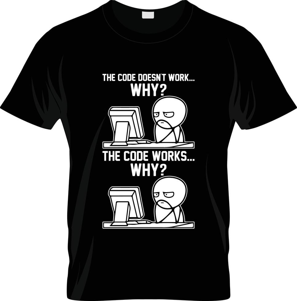 design de camiseta de desenvolvedor de software, slogan de camiseta de desenvolvedor de software e design de vestuário, tipografia de desenvolvedor de software, vetor de desenvolvedor de software, ilustração de desenvolvedor de software