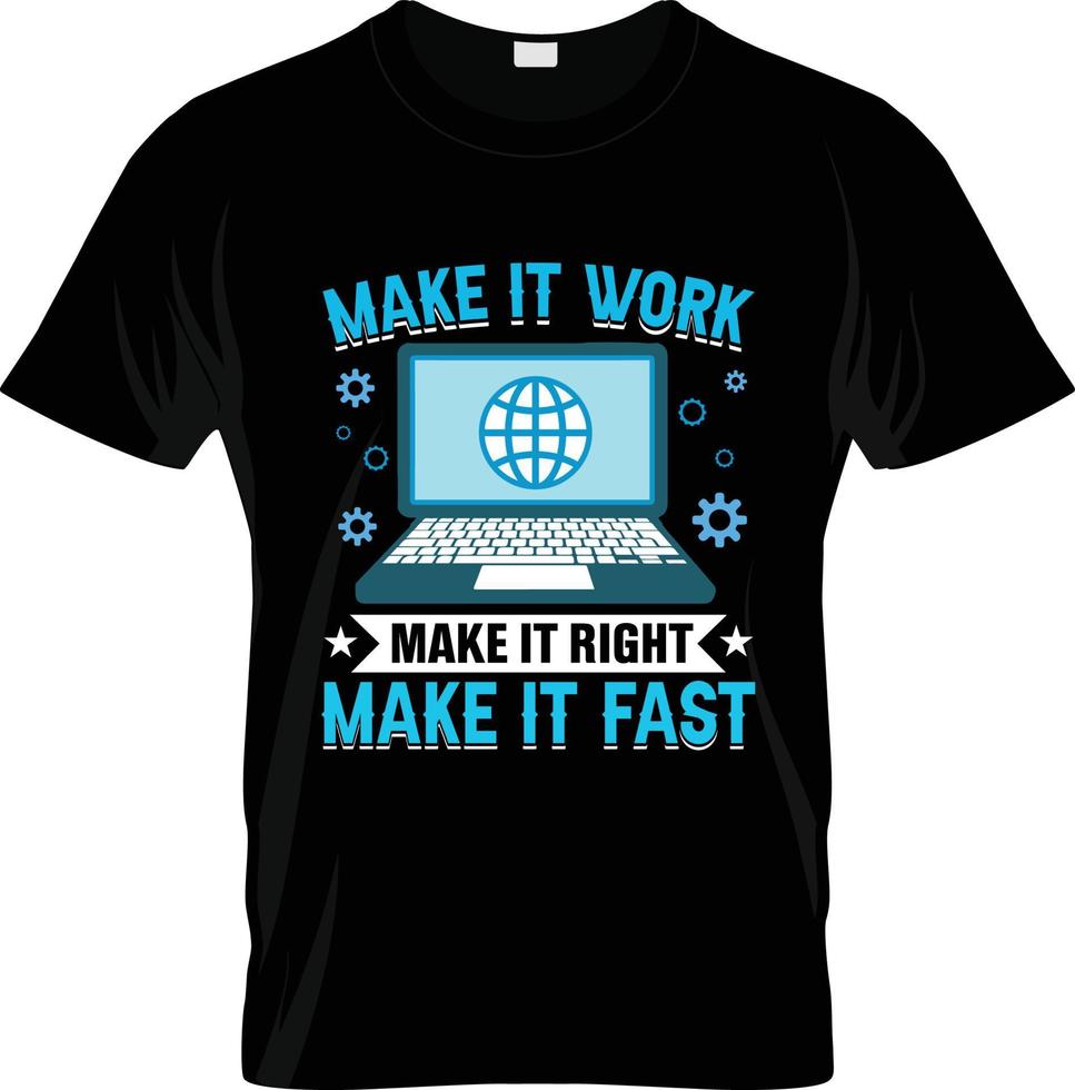 design de camiseta de desenvolvedor de software, slogan de camiseta de desenvolvedor de software e design de vestuário, tipografia de desenvolvedor de software, vetor de desenvolvedor de software, ilustração de desenvolvedor de software