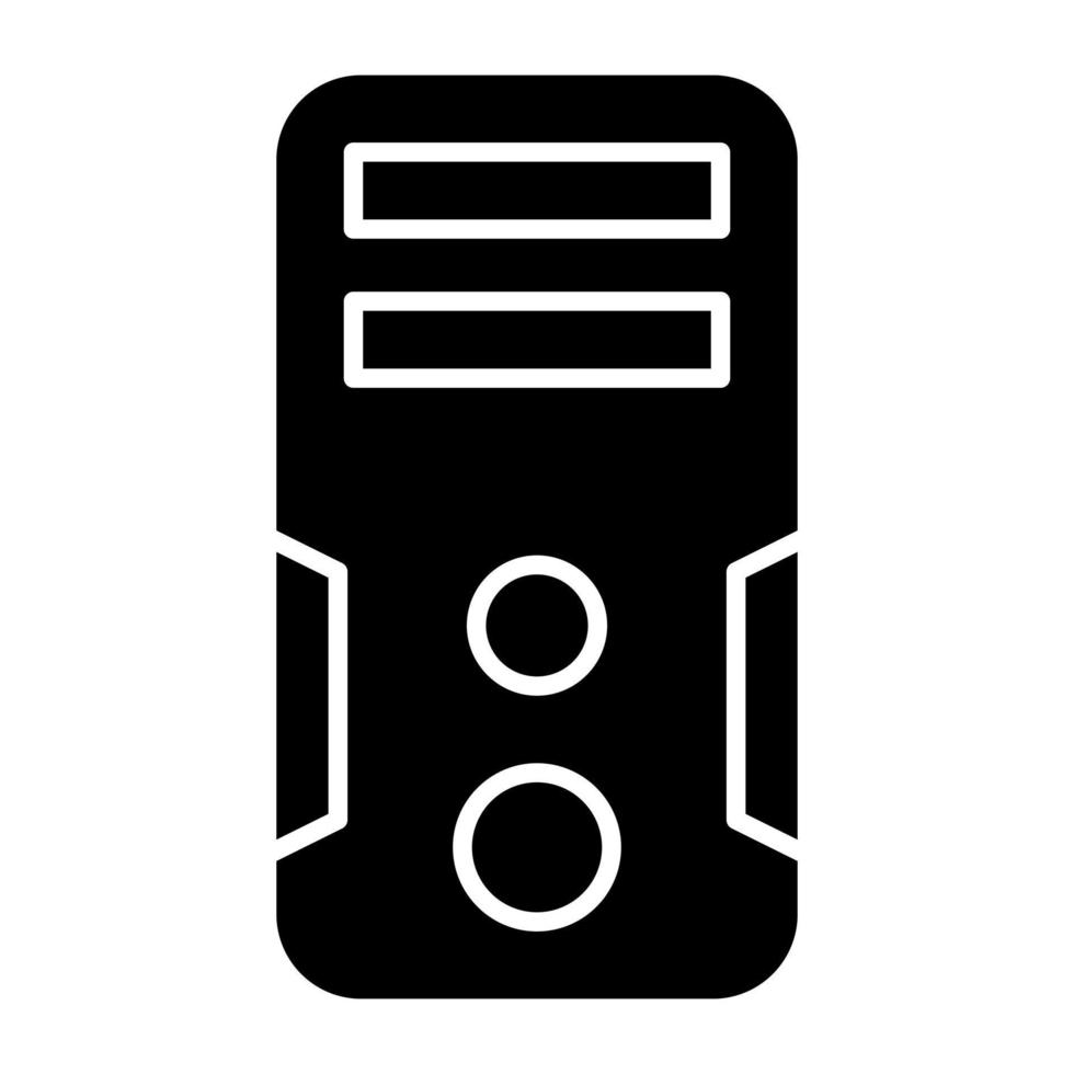 ícone de design moderno de alto-falante de som vetor