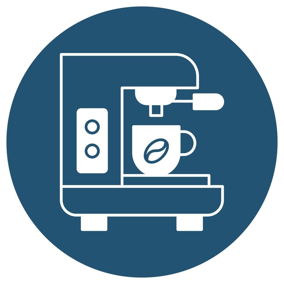 máquina de café que pode editar ou modificar facilmente vetor