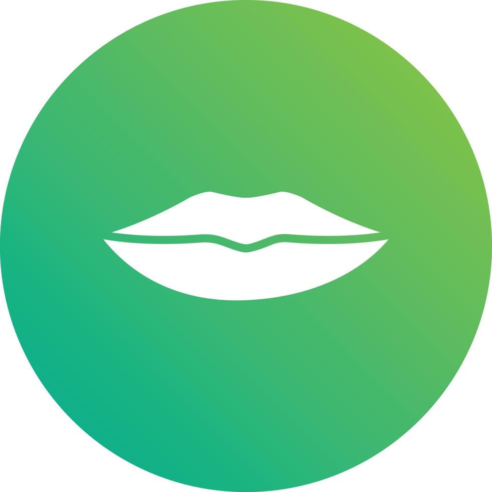 ilustração de design de ícone de vetor de lábios