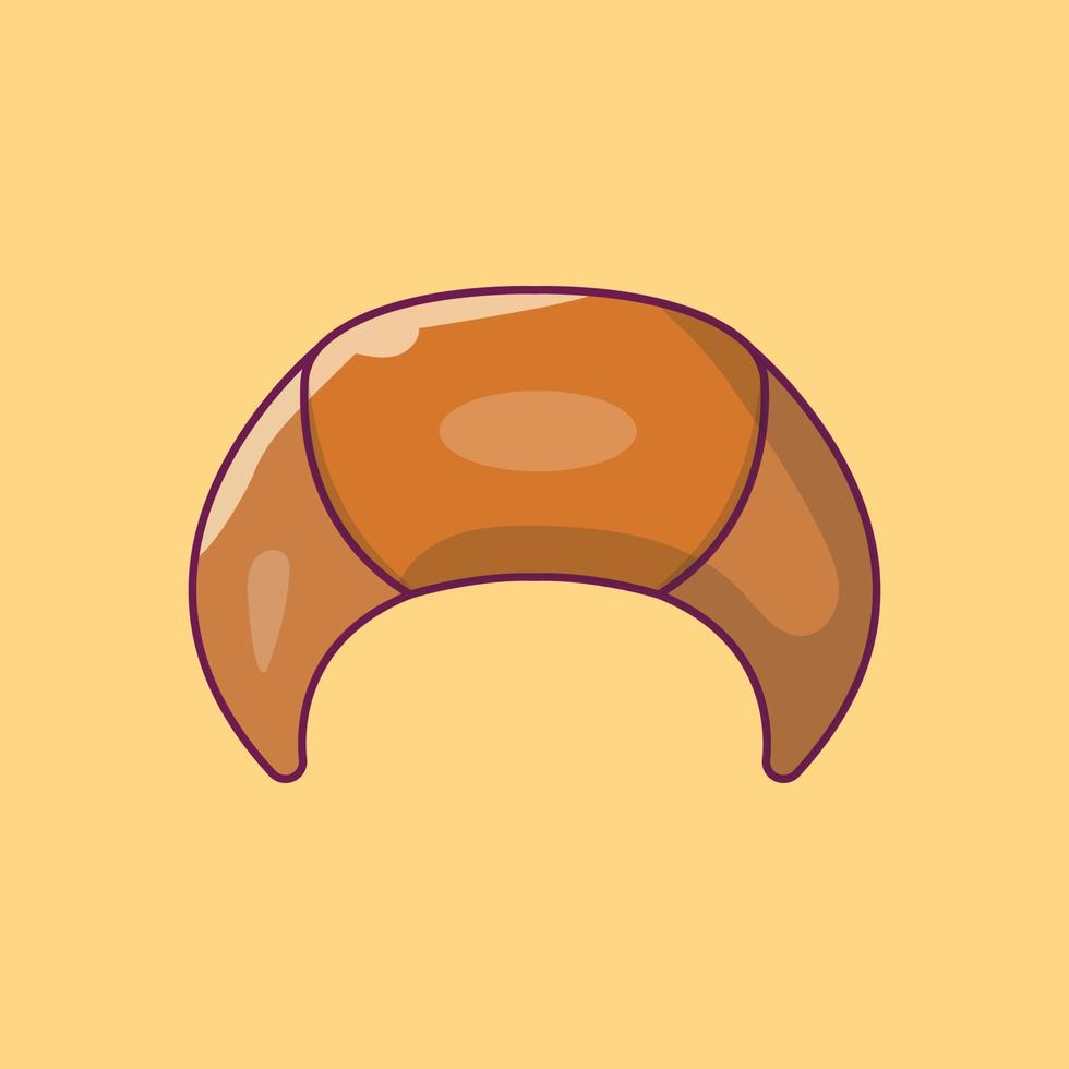 ilustração vetorial de croissant em ícones de símbolos.vector de qualidade background.premium para conceito e design gráfico. vetor