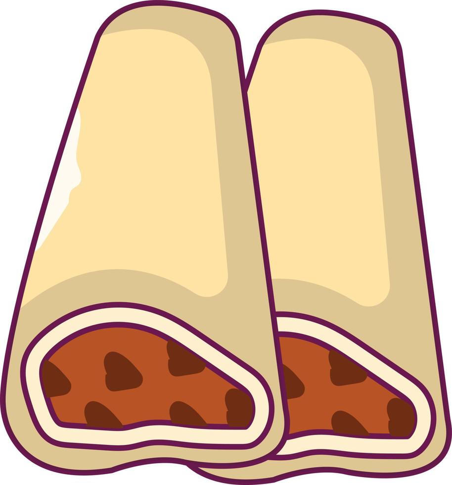 ilustração vetorial shawarma em ícones de uma qualidade background.premium symbols.vector para conceito e design gráfico. vetor