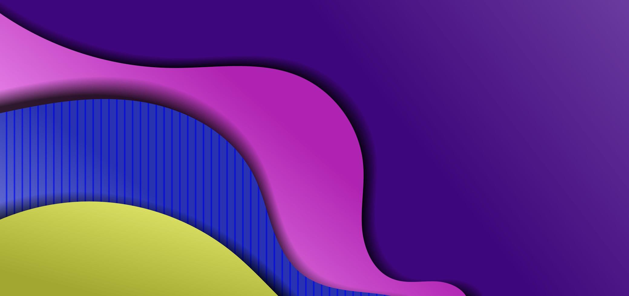 fundo abstrato com ondas coloridas vetor