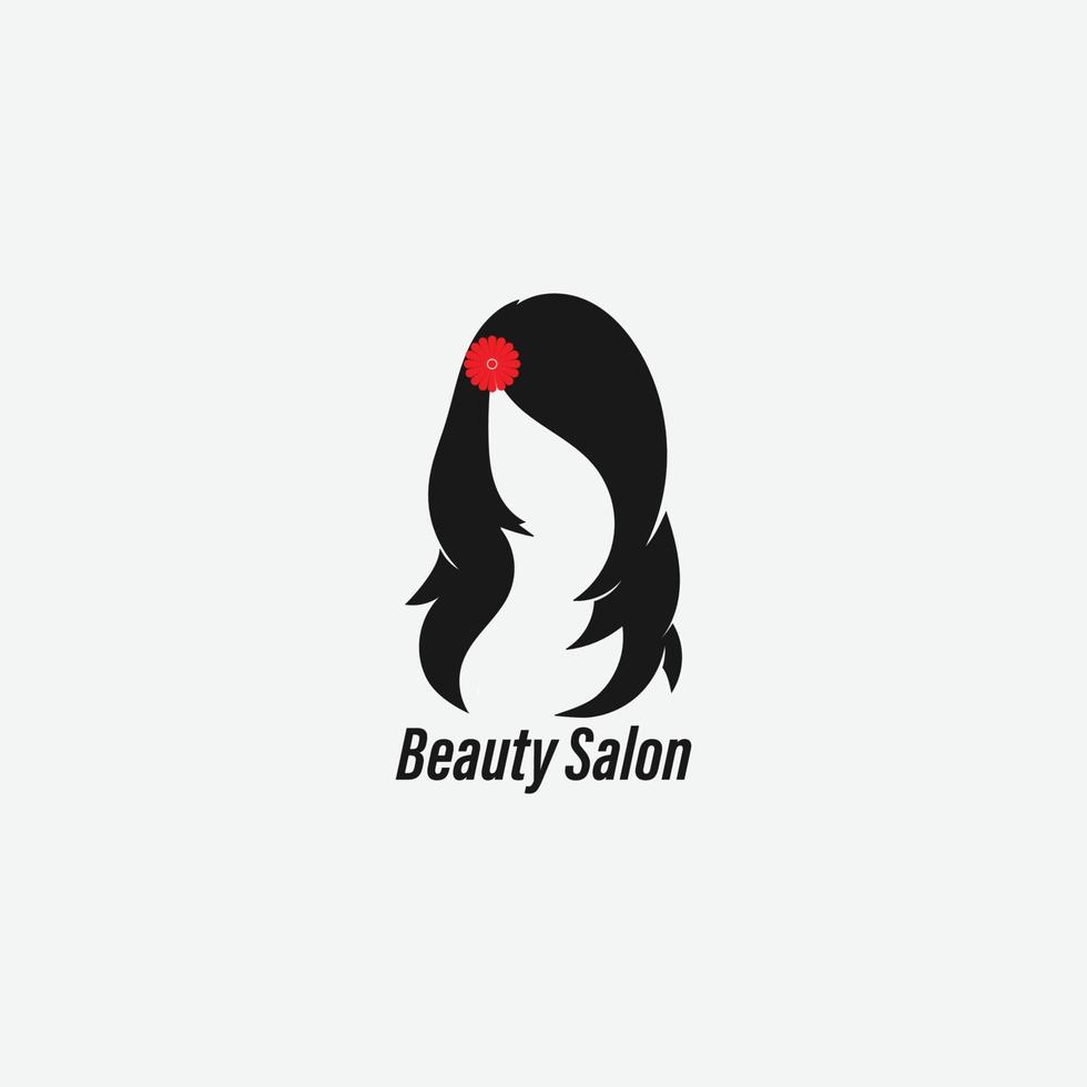 vetor de logotipo de estilo de cabelo de beleza