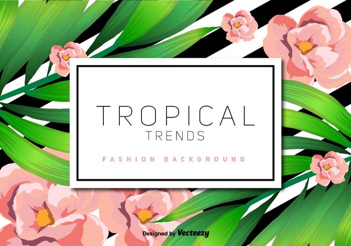 Fundo Tropical Vector