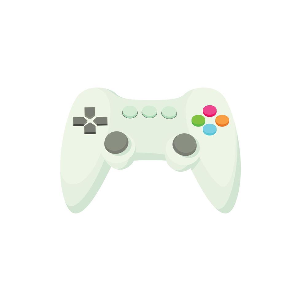 ícone do controlador de jogo, estilo cartoon vetor