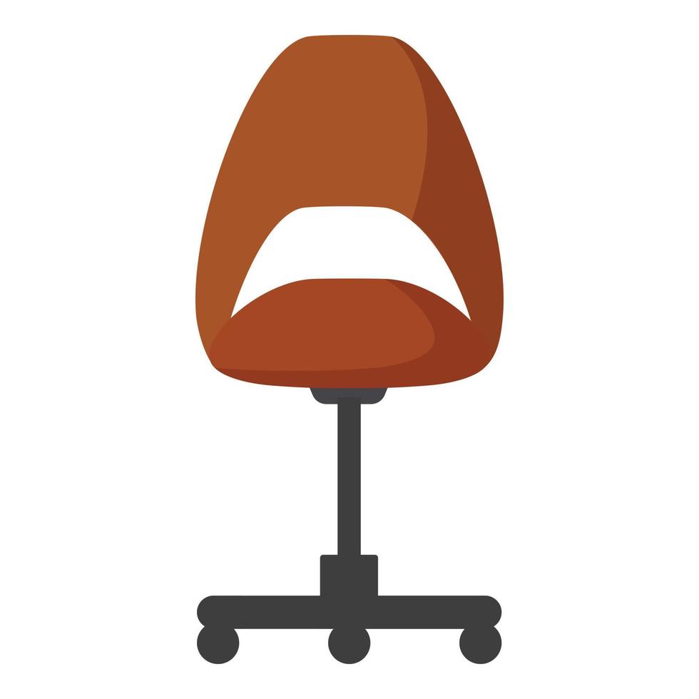vetor de desenhos animados de ícone de assento. mesa de trabalho