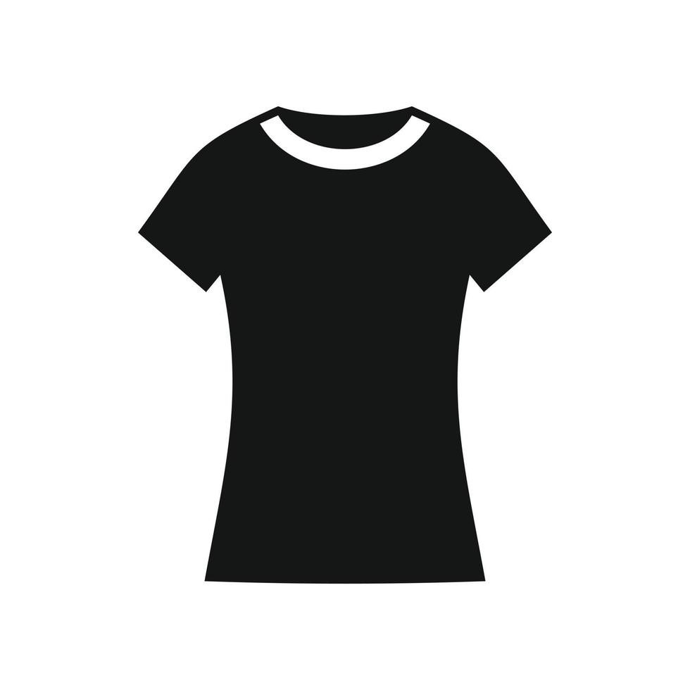 ícone de camiseta em estilo simples vetor