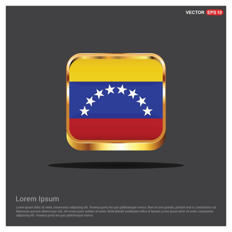 vetor de cartão de design de bandeira da venezuela