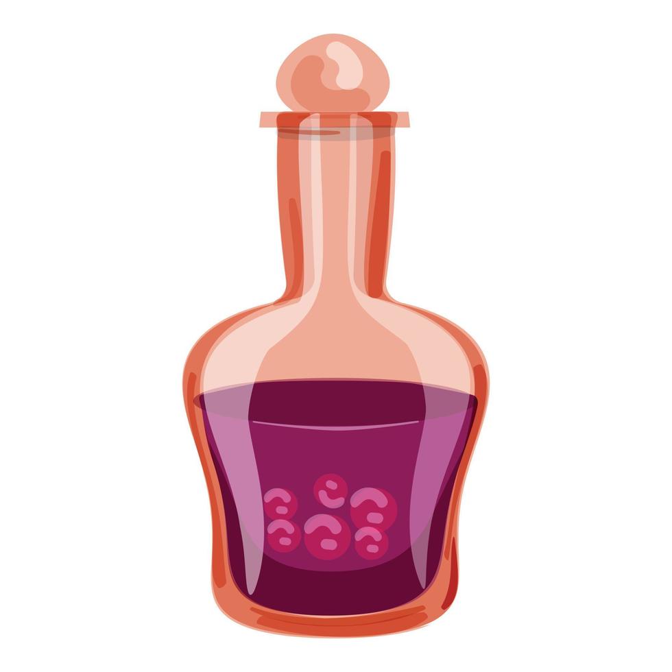 vetor de desenhos animados de ícone de garrafa líquida. conta-gotas de óleo