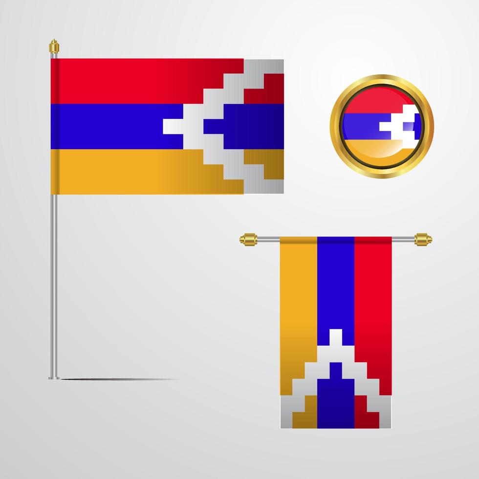 república de nagorno karabakh vetor