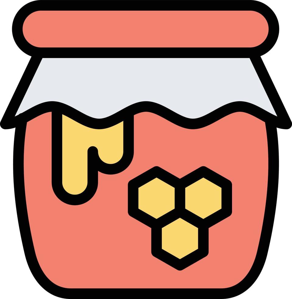 ilustração de design de ícone de vetor de mel