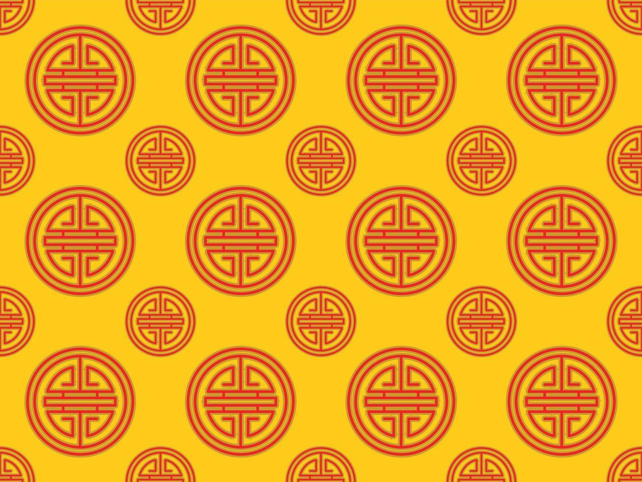ano novo chinês fundo tradicional zodíaco vetor japonês padrão sem emenda rico vermelho lunar cny