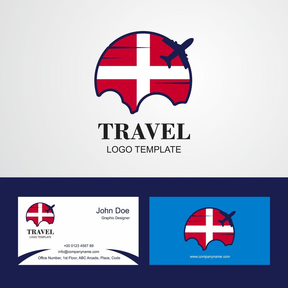 ordem militar soberana de viagem do logotipo da bandeira de malta e design de cartão de visita vetor