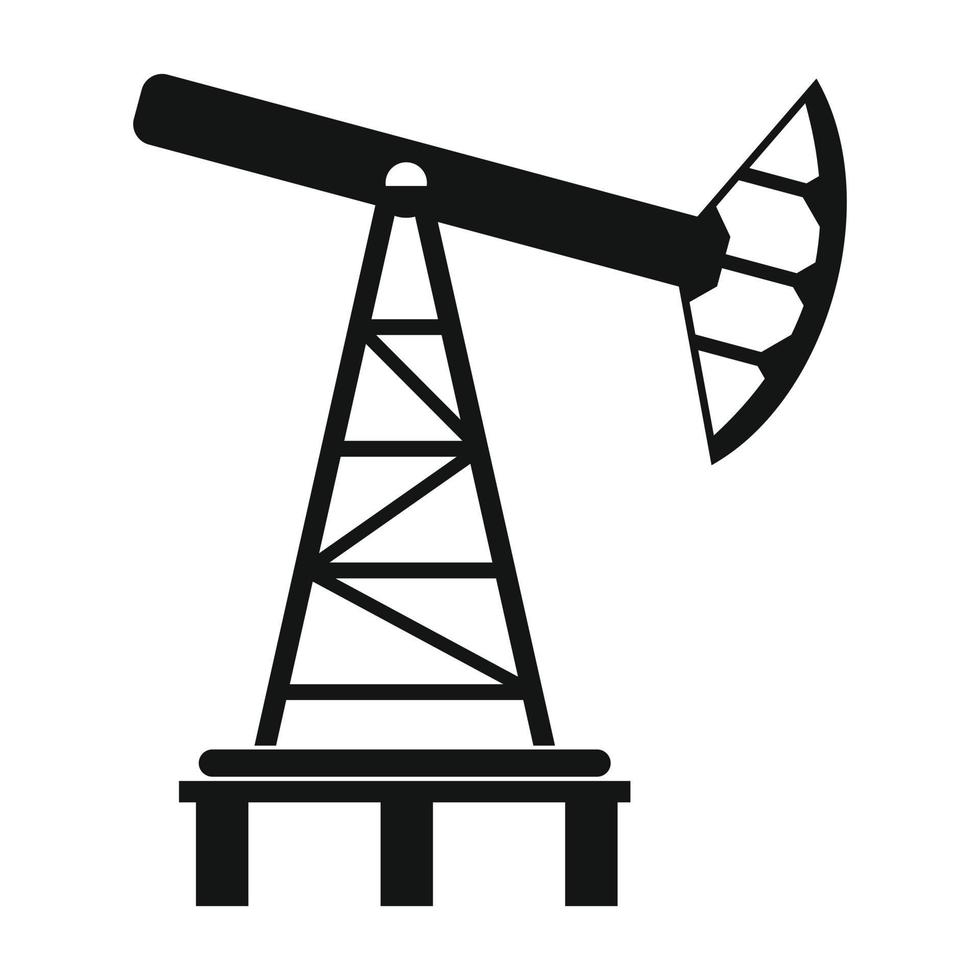 ícone da bomba de óleo vetor