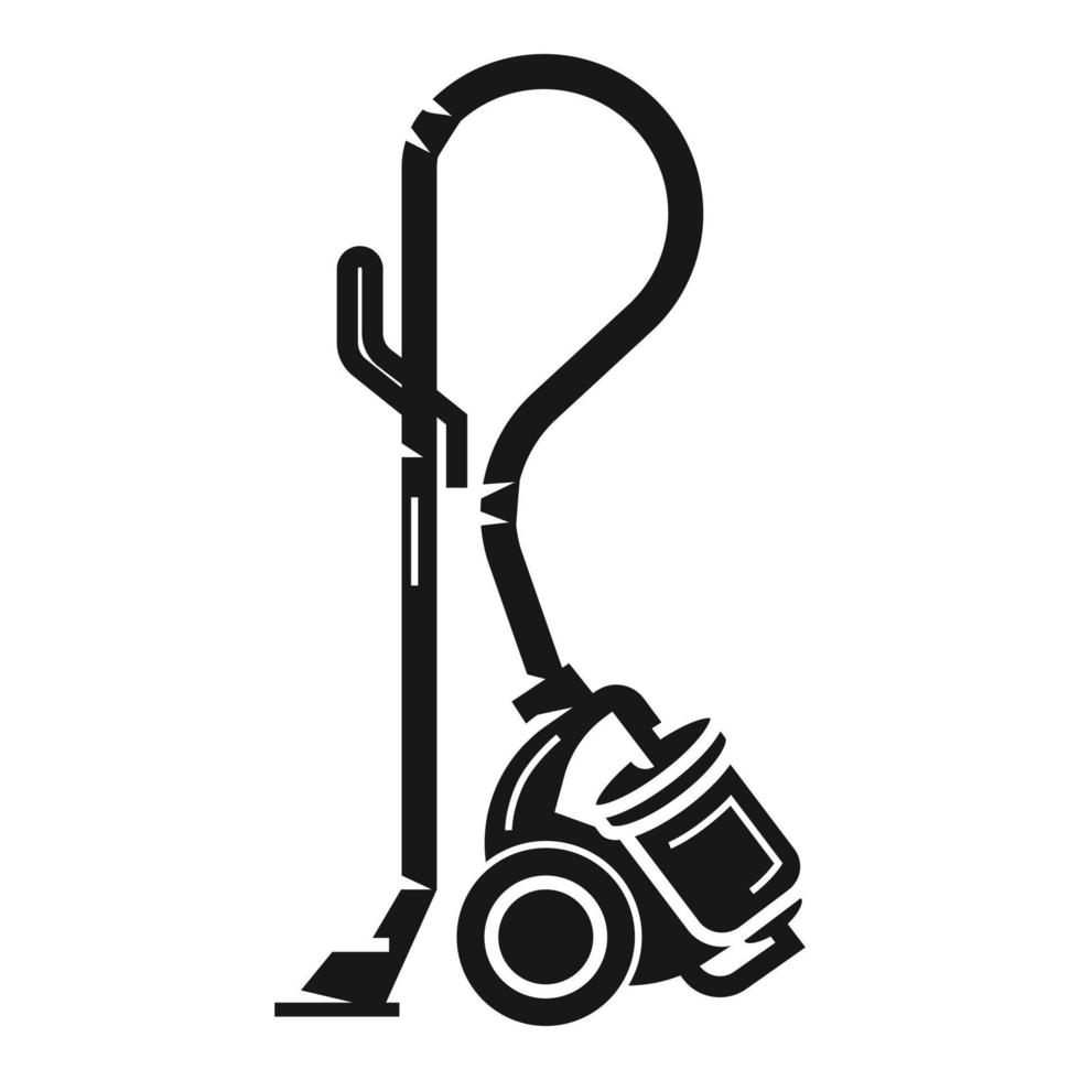 ícone de aspirador de pó, estilo simples vetor